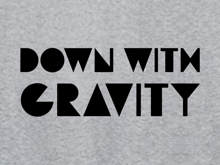 image of Down with gravity black