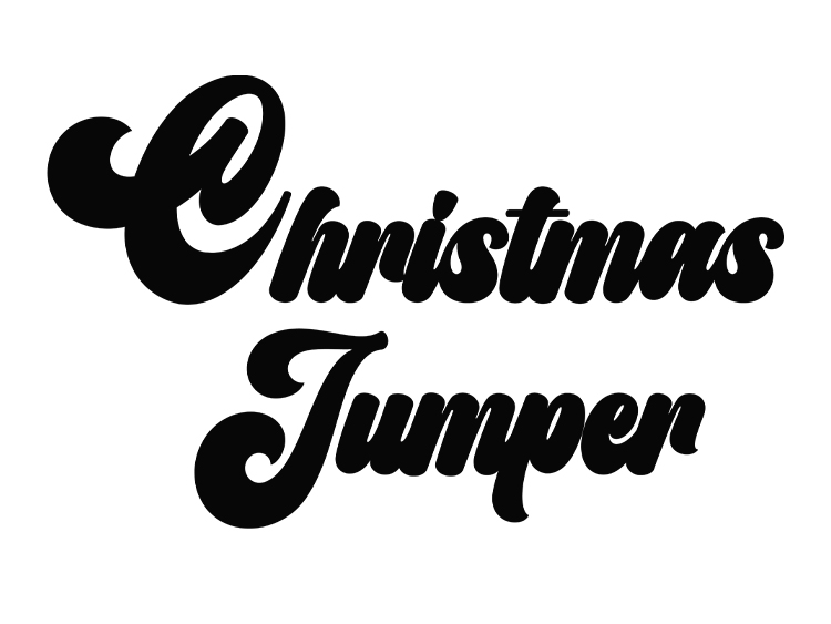 image of Christmas Jumper - black