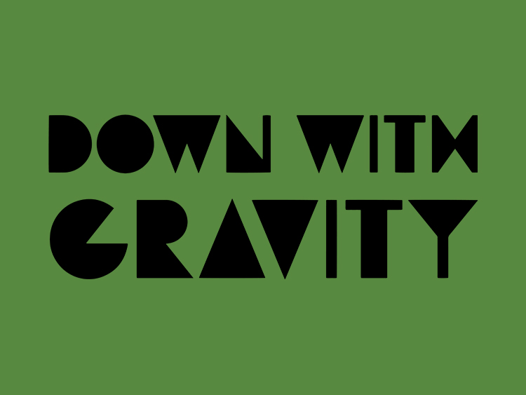 image of Down with gravity